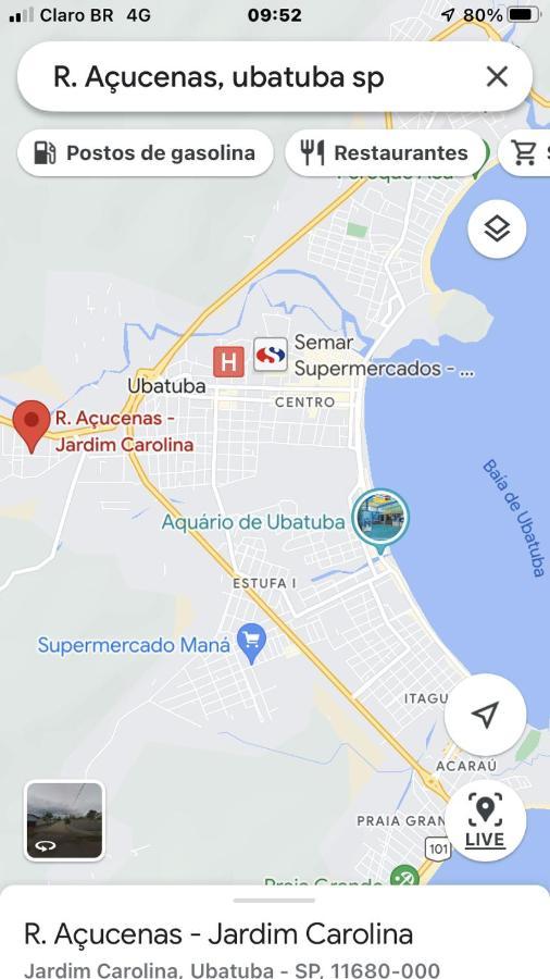 Casa Jardim Carolina Perto Posto Torrao, Supermecado Shibata E Semar Vila Ubatuba Exterior foto